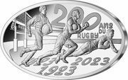 10 Euros Rugby, France, 2023 reverse image