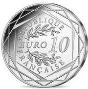 10 Euros Gustave Eiffel, silver 333‰ obverse image