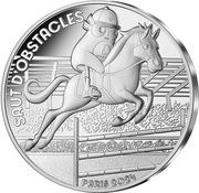 10 euros Phryge saut d'obstacles, France, 2023 reverse image