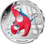 10 euros Phryge breaking, France, 2023 reverse image