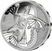 10 Euros JO 2024 Paris - handball, France, 2024 reverse image