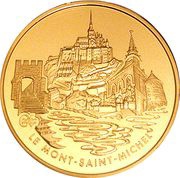 20 Euros Mont Saint Michel Abbey, France, 2002 reverse image