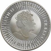 1 Dollar In the name of Elizabeth II; 6th Portrait - Australian Kangaroo - Bullion Coin obverse image
