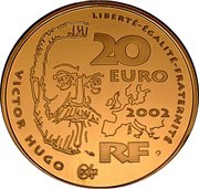 20 Euros Gavroche; gold obverse image