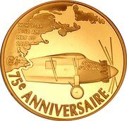 20 Euros Charles Lindbergh, France, 2002 reverse image