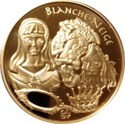 20 Euros Snow White, France, 2002 reverse image