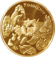 20 Euros Pinocchio, France, 2002 reverse image
