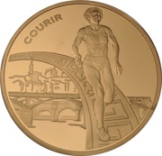 20 Euros Running, France, 2003 reverse image