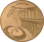 20 Euros Shot Put, France, 2003 reverse image