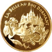 20 Euros Sleeping Beauty, France, 2003 reverse image