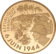 20 Euros Normandy Invasion obverse image