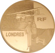 20 Euros The Great Air Express Paris-London obverse image