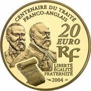 20 Euros Entente Cordiale obverse image