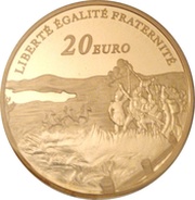 20 Euros Battle of Austerlitz, France, 2005 reverse image