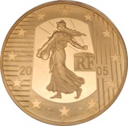 20 Euros Law of December 9, 1905 obverse image