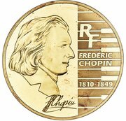 20 Euros Fryderyk Chopin obverse image