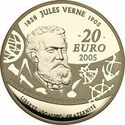 20 Euros 20 000 Leagues Under the Sea, France, 2005 reverse image