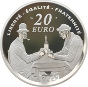 20 Euros Paul Cézanne, France, 2006 reverse image