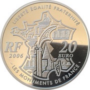 20 Euros Arc de Triomphe obverse image