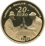 20 Euros Paul Cézanne, France, 2006 reverse image