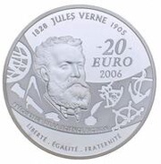 20 Euros Journey to the Center of the Earth, France, 2006 reverse image
