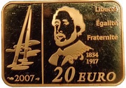 20 Euros Edgar Degas, France, 2007 reverse image