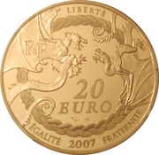 20 Euros Brocéliande Forest obverse image