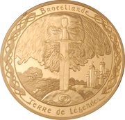 20 Euros Brocéliande Forest, France, 2007 reverse image