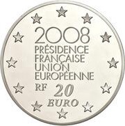 20 Euros French Presidency obverse image