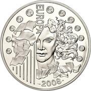 20 Euros French Presidency, France, 2008 reverse image