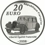 20 Euros André Citroen obverse image