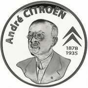 20 Euros André Citroen, France, 2008 reverse image