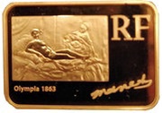 20 Euros Edward Manet obverse image