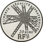 20 Euros Gustave Eiffel obverse image