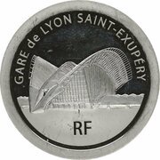 20 Euros Lyon Saint-Exupéry Railway Station obverse image
