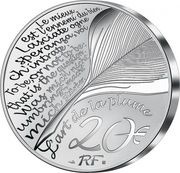 20 Euros Dante Alighieri obverse image