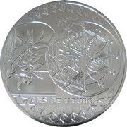 20 Euros 20th Anniversary of the Euro, France, 2022 reverse image