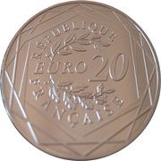 20 Euros French Presidency European Union obverse image