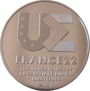 20 Euros French Presidency European Union, France, 2022 reverse image