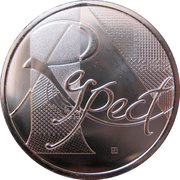 25 Euros Respect, France, 2013 reverse image