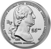 25 Euros Washington in Boston obverse image