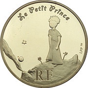 50 Euros The Little Prince on his planet obverse image