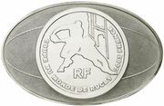 50 Euros Rugby World Cup obverse image