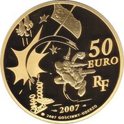 50 Euros Astérix et le Bouclier d'Arverne obverse image