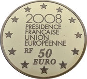 50 Euros French Presidency of European Union obverse image
