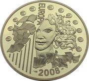 50 Euros French Presidency of European Union, France, 2008 reverse image