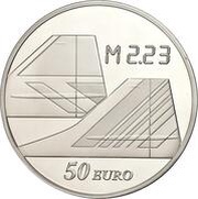 50 Euros Concorde, France, 2009 reverse image