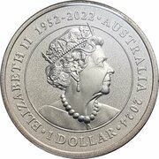 1 Dollar In the name of Elizabeth II; 6th Portrait - Year of the Dragon obverse image