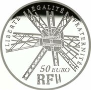 50 Euros Gustave Eiffel obverse image