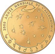 50 Euros Astronomy, France, 2009 reverse image